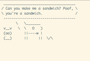Using the power of the command line to let cows tell jokes | k-nut — Blog